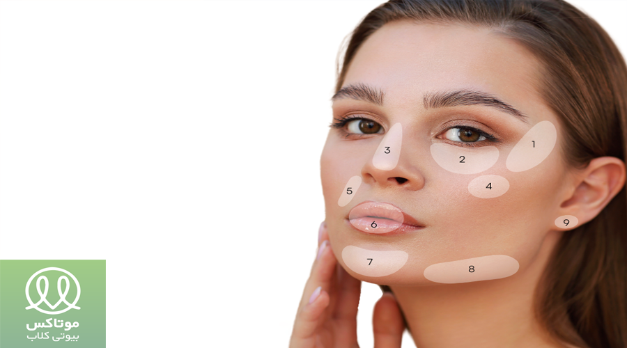 نواحی مناسب تزریق فیلر